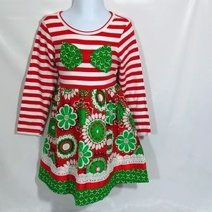 Girls Christmas Holiday Dress in a Size 4